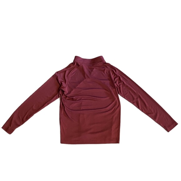 A&M Collegiate Long Sleeve Workout Pull over 1/4 zip up  Shirt - Picture 4 of 6